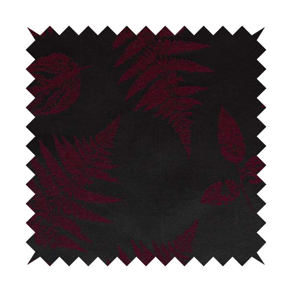 Pelham Autumnal Floral Pattern In Burgundy Colour Furnishing Upholstery Fabric CTR-1110 - Roman Blinds