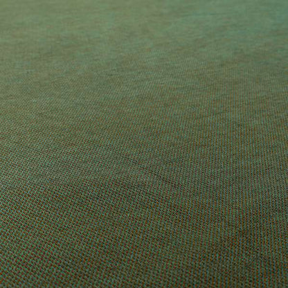 Surat Plain Textured Chenille Material In Blue Teal Orange Colour Upholstery Fabric CTR-1116 - Made To Measure Curtains