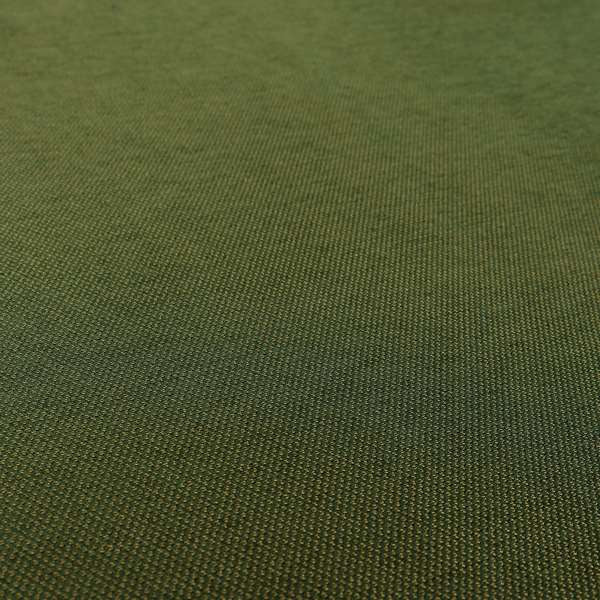 Surat Plain Textured Chenille Material In Green Colour Upholstery Fabric CTR-1125 - Made To Measure Curtains