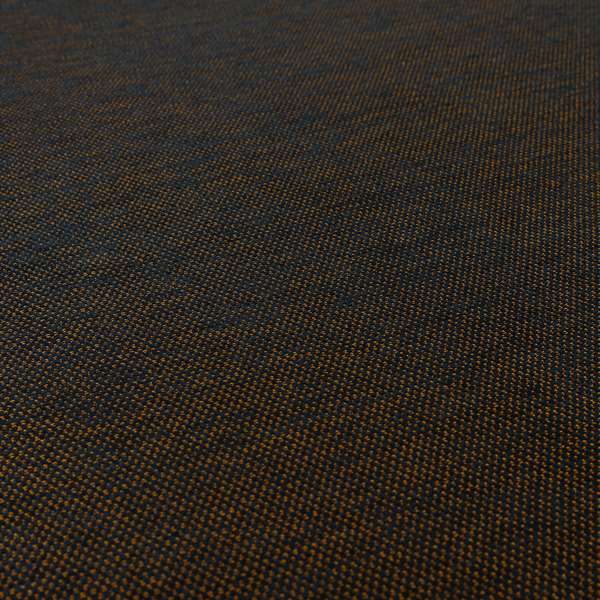 Surat Plain Textured Chenille Material In Blue Orange Colour Upholstery Fabric CTR-1131 - Made To Measure Curtains