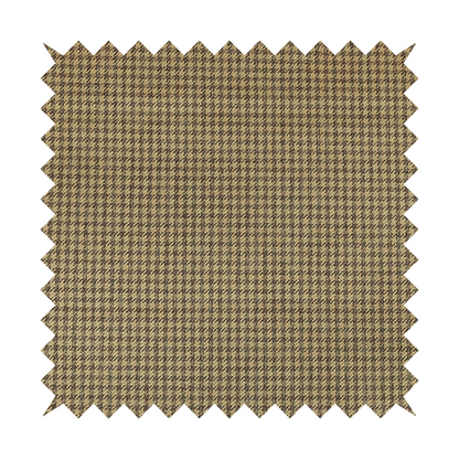 Berwick Houndstooth Pattern Jacquard Flat Weave Yellow Colour Upholstery Furnishing Fabric CTR-1139 - Made To Measure Curtains