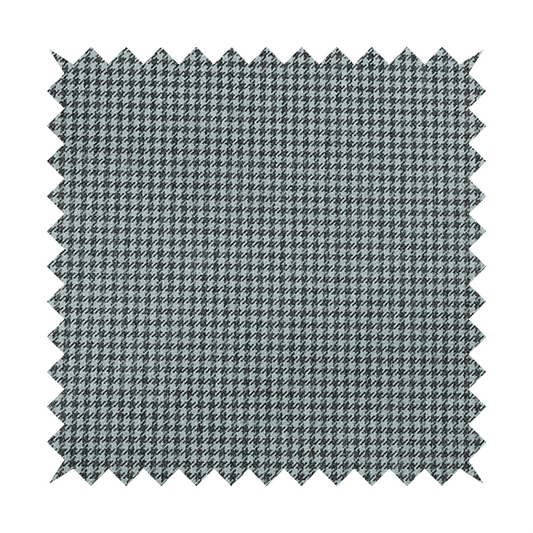 Berwick Houndstooth Pattern Jacquard Flat Weave Grey Colour Upholstery Furnishing Fabric CTR-1141