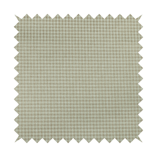 Berwick Houndstooth Pattern Jacquard Flat Weave Beige Colour Upholstery Furnishing Fabric CTR-1144