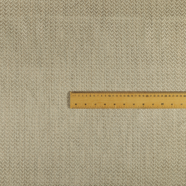 Majesty Herringbone Weave Chenille Cream Beige Colour Upholstery Furnishing Fabric CTR-1151 - Roman Blinds