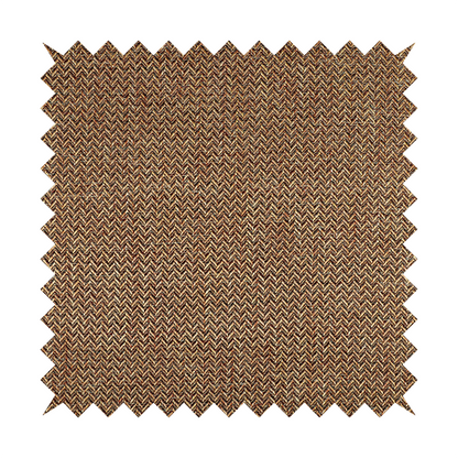 Majesty Herringbone Weave Chenille Bronze Brown Colour Upholstery Furnishing Fabric CTR-1153 - Roman Blinds