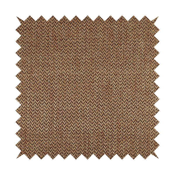 Majesty Herringbone Weave Chenille Bronze Brown Colour Upholstery Furnishing Fabric CTR-1153