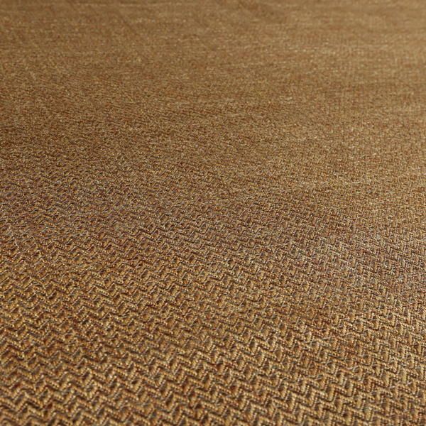 Majesty Herringbone Weave Chenille Bronze Brown Colour Upholstery Furnishing Fabric CTR-1153 - Roman Blinds