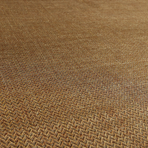 Majesty Herringbone Weave Chenille Bronze Brown Colour Upholstery Furnishing Fabric CTR-1153