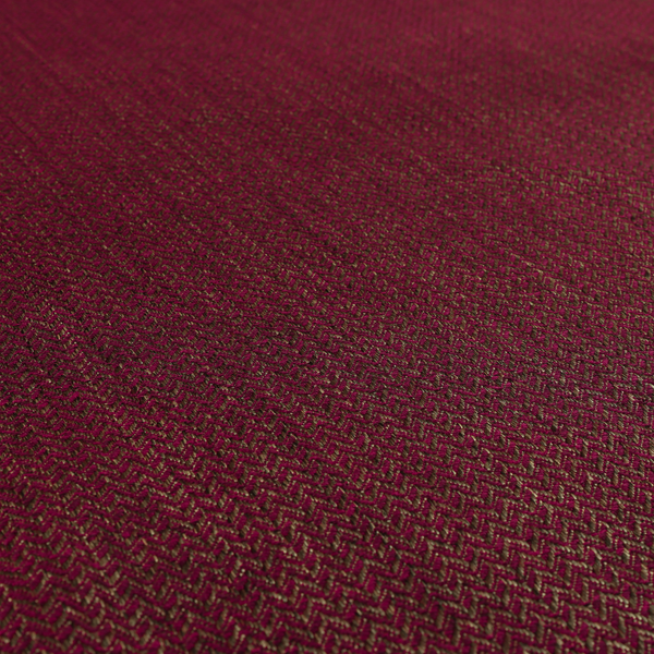 Majesty Herringbone Weave Chenille Red Brown Colour Upholstery Furnishing Fabric CTR-1155 - Roman Blinds