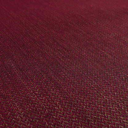 Majesty Herringbone Weave Chenille Red Brown Colour Upholstery Furnishing Fabric CTR-1155 - Made To Measure Curtains