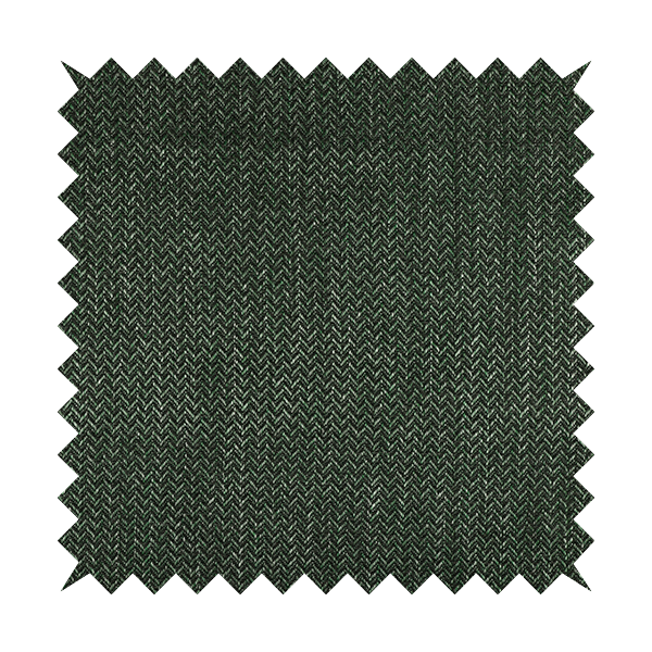 Majesty Herringbone Weave Chenille Green Colour Upholstery Furnishing Fabric CTR-1156 - Roman Blinds