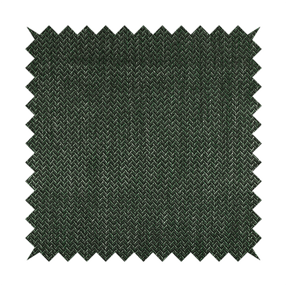 Majesty Herringbone Weave Chenille Green Colour Upholstery Furnishing Fabric CTR-1156 - Made To Measure Curtains