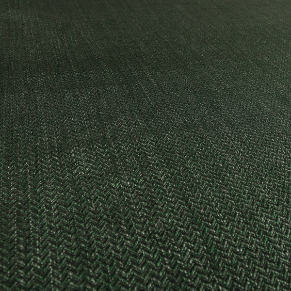 Majesty Herringbone Weave Chenille Green Colour Upholstery Furnishing Fabric CTR-1156 - Roman Blinds