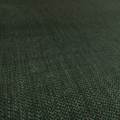 Majesty Herringbone Weave Chenille Green Colour Upholstery Furnishing Fabric CTR-1156 - Roman Blinds