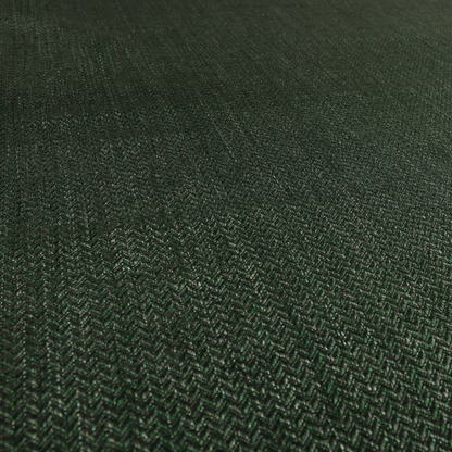 Majesty Herringbone Weave Chenille Green Colour Upholstery Furnishing Fabric CTR-1156