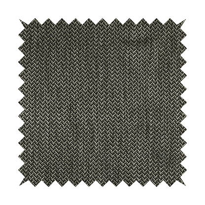 Majesty Herringbone Weave Chenille Grey Colour Upholstery Furnishing Fabric CTR-1159 - Made To Measure Curtains