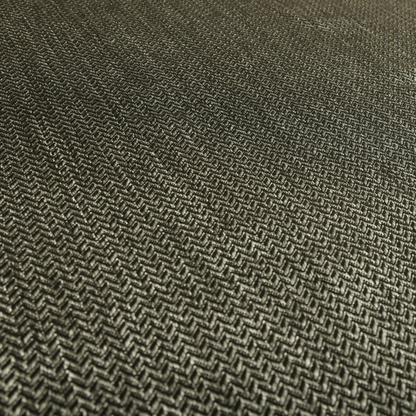 Majesty Herringbone Weave Chenille Grey Colour Upholstery Furnishing Fabric CTR-1159 - Made To Measure Curtains