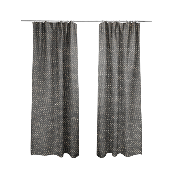 Kimberley Semi Plain Soft Chenille Upholstery Fabric In Grey Colour CTR-1182 - Made To Measure Curtains