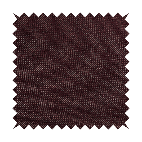 Kimberley Semi Plain Soft Chenille Upholstery Fabric In Maroon Red Colour CTR-1183 - Made To Measure Curtains