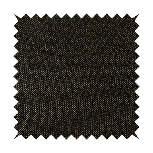 Kimberley Semi Plain Soft Chenille Upholstery Fabric In Black Colour CTR-1184