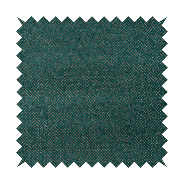 Kimberley Semi Plain Soft Chenille Upholstery Fabric In Teal Colour CTR-1185 - Made To Measure Curtains