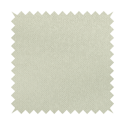 Kimberley Semi Plain Soft Chenille Upholstery Fabric In Cream Colour CTR-1186