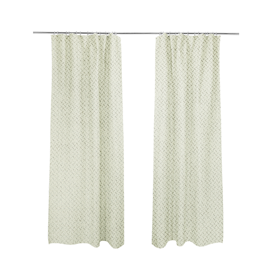 Kimberley Semi Plain Soft Chenille Upholstery Fabric In Cream Colour CTR-1186 - Made To Measure Curtains