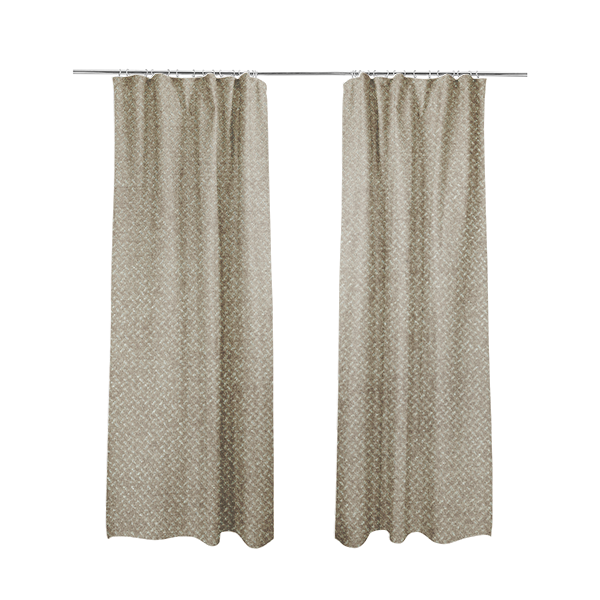 Kimberley Semi Plain Soft Chenille Upholstery Fabric In Brown Colour CTR-1187 - Made To Measure Curtains