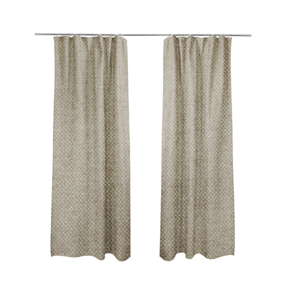 Kimberley Semi Plain Soft Chenille Upholstery Fabric In Brown Colour CTR-1187 - Made To Measure Curtains