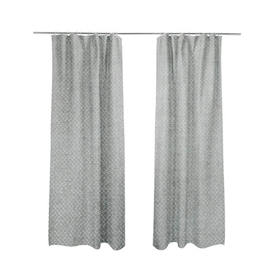 Kimberley Semi Plain Soft Chenille Upholstery Fabric In Silver Colour CTR-1188 - Made To Measure Curtains