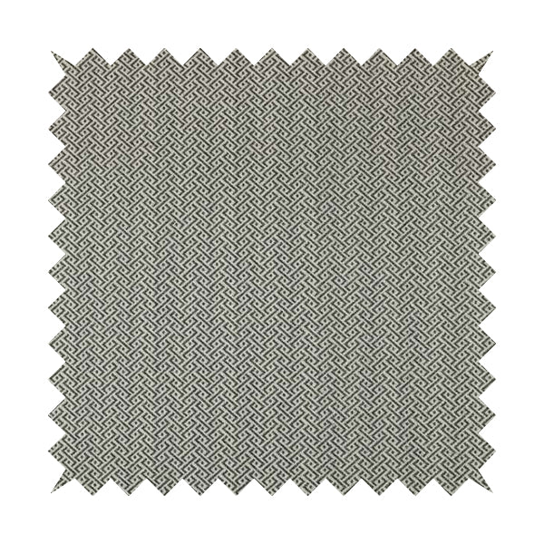 Elemental Collection Small Pattern Soft Wool Textured Grey White Colour Upholstery Fabric CTR-120 - Roman Blinds