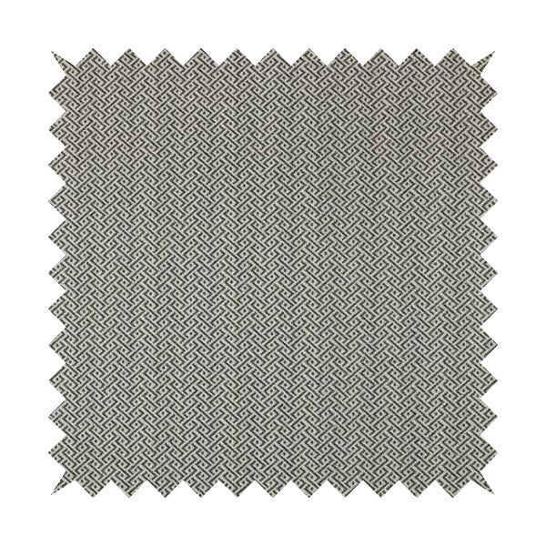 Elemental Collection Small Pattern Soft Wool Textured Grey White Colour Upholstery Fabric CTR-120 - Made To Measure Curtains