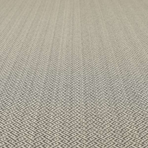 Elemental Collection Small Pattern Soft Wool Textured Grey White Colour Upholstery Fabric CTR-120