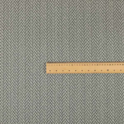 Elemental Collection Small Pattern Soft Wool Textured Grey White Colour Upholstery Fabric CTR-120 - Roman Blinds