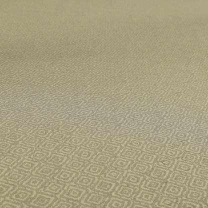 Sahara Geometric Pattern Chenille Material In Silver Upholstery Fabric CTR-1222 - Made To Measure Curtains