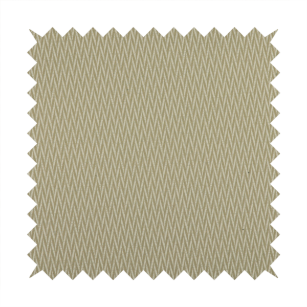 Otara Stripe Pattern Chenille Material In Cream Beige Upholstery Fabric CTR-1225 - Made To Measure Curtains