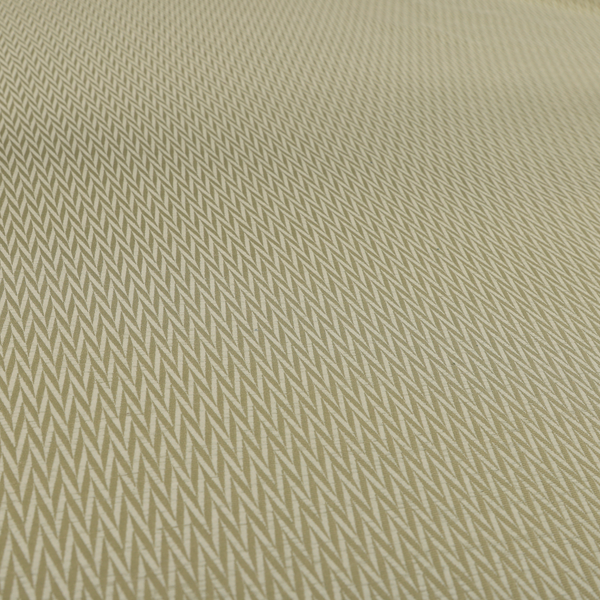 Otara Stripe Pattern Chenille Material In Cream Beige Upholstery Fabric CTR-1225 - Made To Measure Curtains