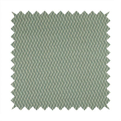 Otara Stripe Pattern Chenille Material In Teal Blue Upholstery Fabric CTR-1226 - Handmade Cushions