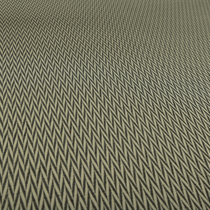 Otara Stripe Pattern Chenille Material In Grey Upholstery Fabric CTR-1227 - Made To Measure Curtains