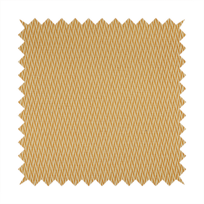 Otara Stripe Pattern Chenille Material In Yellow Upholstery Fabric CTR-1229