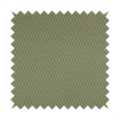 Otara Stripe Pattern Chenille Material In Green Upholstery Fabric CTR-1231 - Made To Measure Curtains