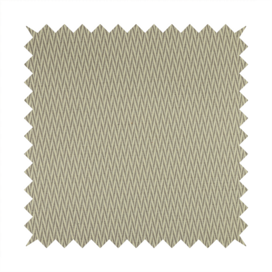 Otara Stripe Pattern Chenille Material In Silver Upholstery Fabric CTR-1233