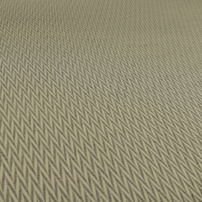 Otara Stripe Pattern Chenille Material In Silver Upholstery Fabric CTR-1233 - Made To Measure Curtains