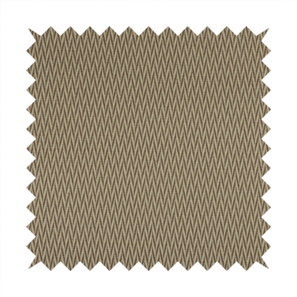 Otara Stripe Pattern Chenille Material In Brown Upholstery Fabric CTR-1234 - Made To Measure Curtains