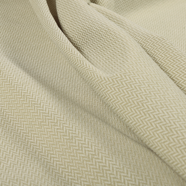 California Chevron Pattern Chenille Material In Cream Beige Upholstery Fabric CTR-1236 - Roman Blinds