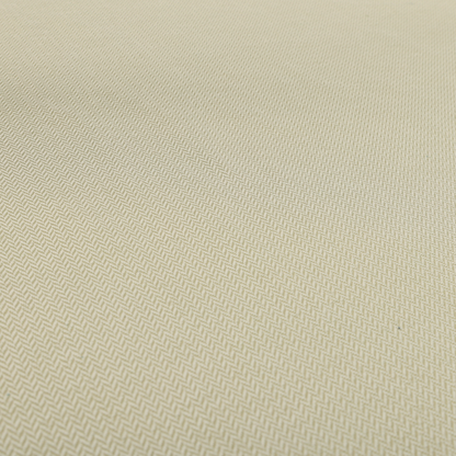 California Chevron Pattern Chenille Material In Cream Beige Upholstery Fabric CTR-1236 - Made To Measure Curtains