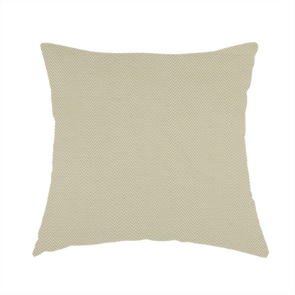 California Chevron Pattern Chenille Material In Cream Beige Upholstery Fabric CTR-1236 - Handmade Cushions