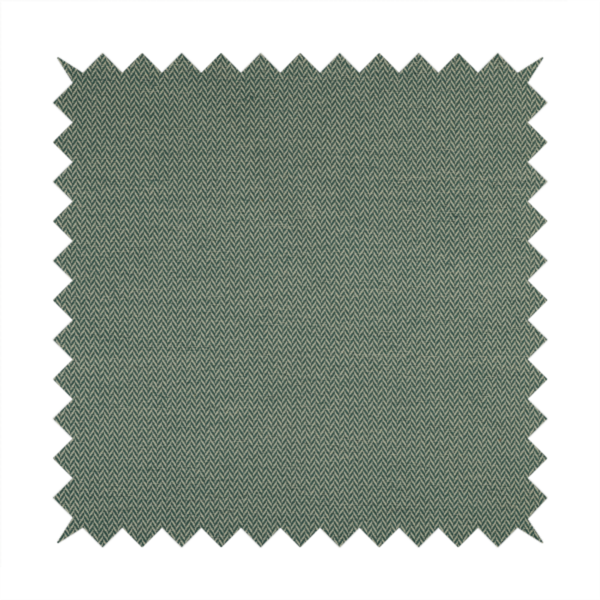 California Chevron Pattern Chenille Material In Teal Blue Upholstery Fabric CTR-1237 - Roman Blinds