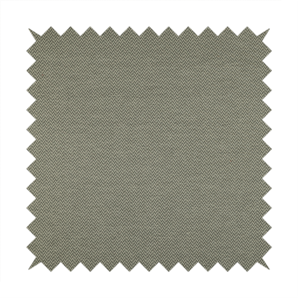 California Chevron Pattern Chenille Material In Grey Upholstery Fabric CTR-1238 - Handmade Cushions