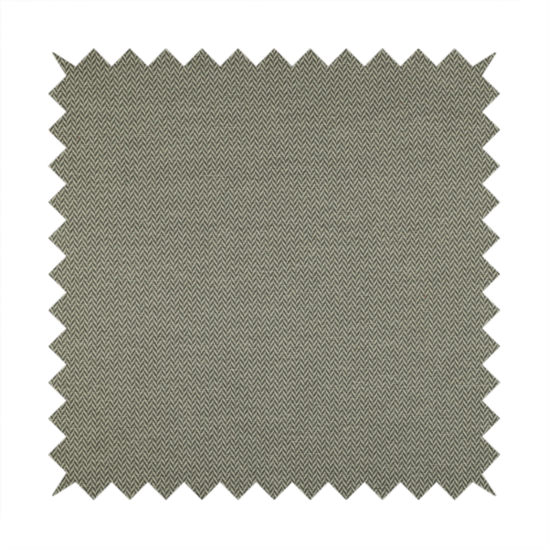 California Chevron Pattern Chenille Material In Grey Upholstery Fabric CTR-1238 - Made To Measure Curtains